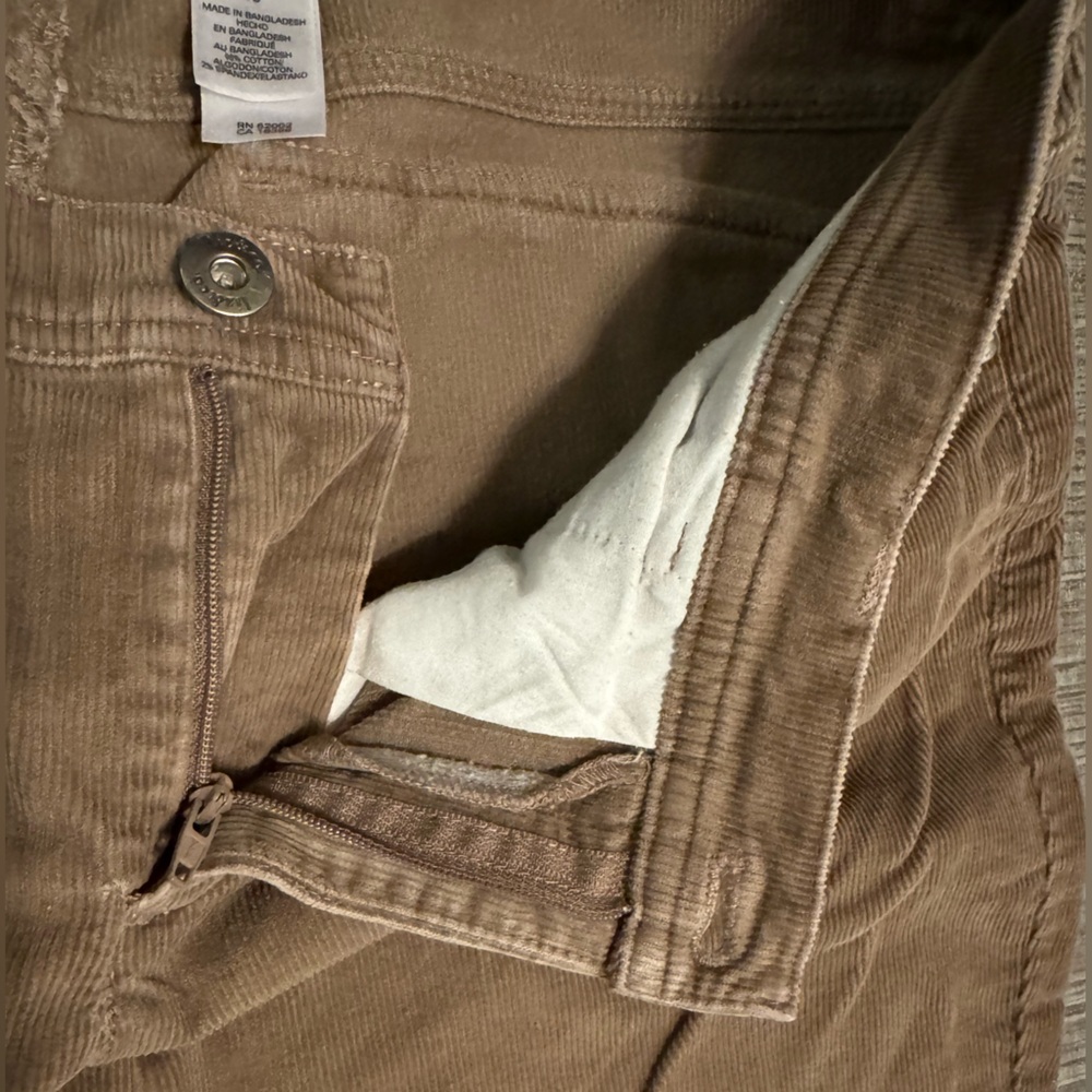 Liz & Co. Corduroy pants stretch size 10 28 inch inseam - Picture 5 of 8